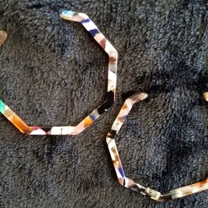 Acrylic Hoop Earrings